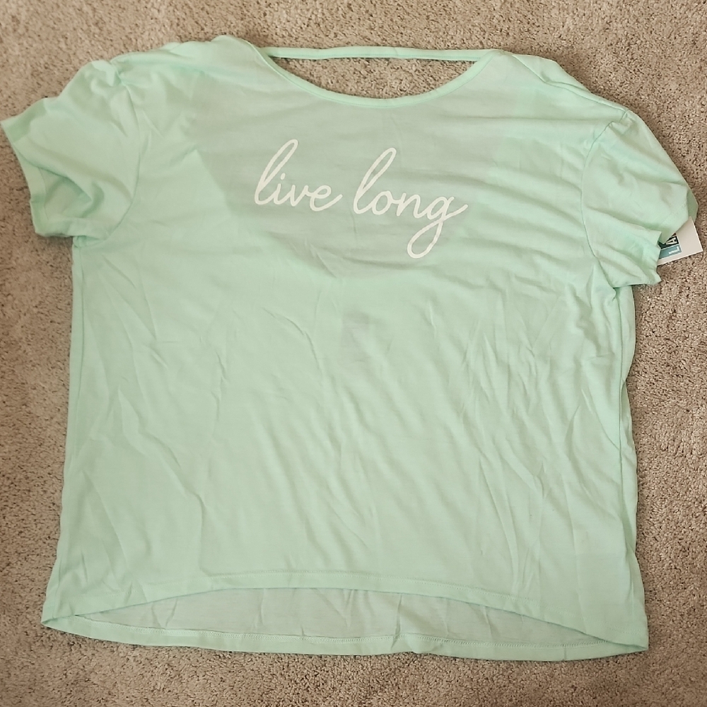 Mint Green Graphic Tee